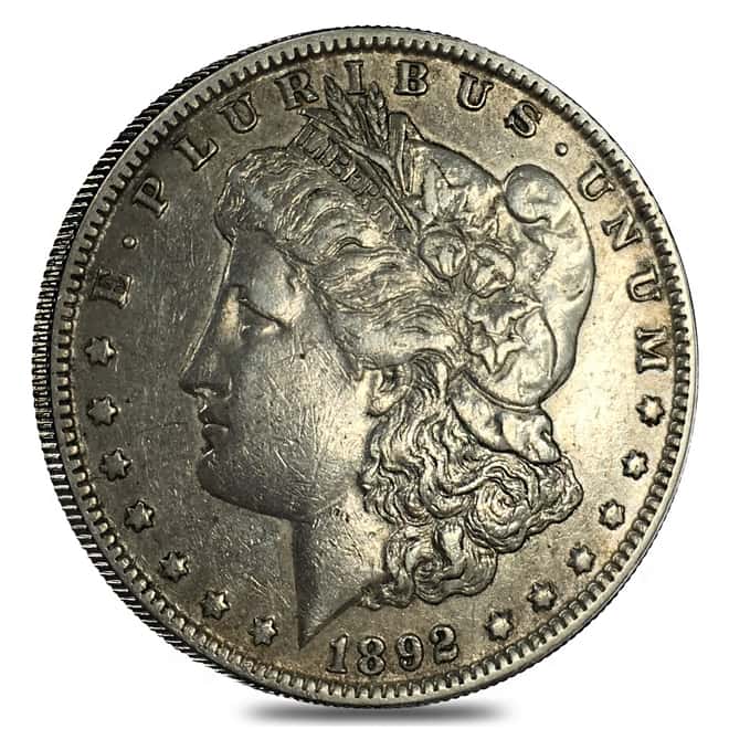 1892 O Silver Morgan Dollar VF