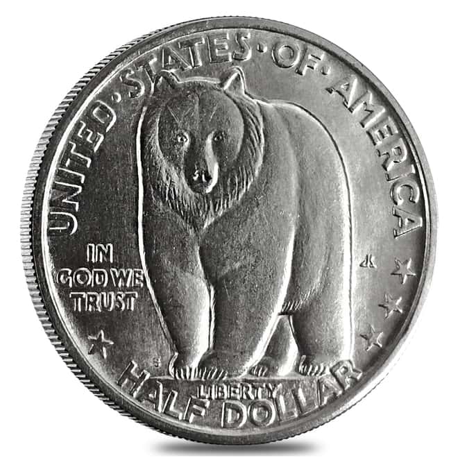 1936-S San Francisco-Oakland Bay Bridge Half Dollar 90% Silver Commem BU