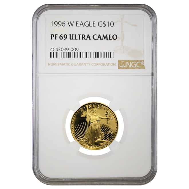 1996 W 1/4 oz $10 Proof Gold American Eagle NGC PF 69 UCAM