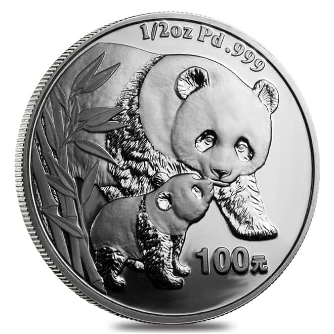 2004 1/2 oz Proof Palladium Chinese Panda 100 Yuan (Sealed)