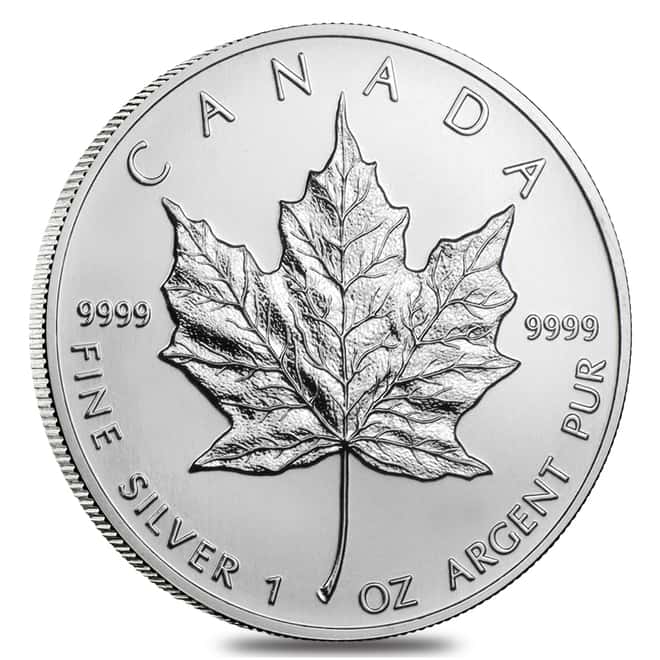 2001 1 oz Silver Canadian Maple Leaf .9999 Fine $5 Coin BU (Sealed)