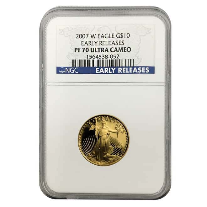 2007 W 1/4 oz $10 Proof Gold American Eagle NGC PF 70 UCAM Early Releases
