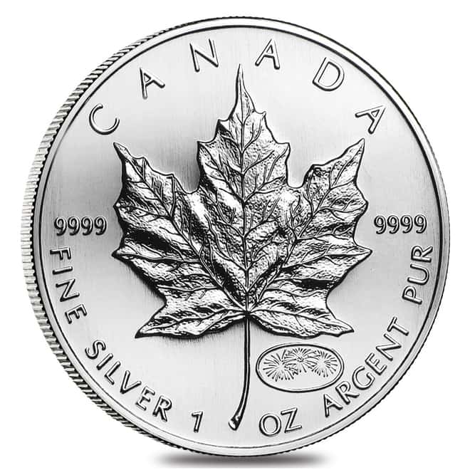 1999/2000 1 oz Silver Canadian Maple Leaf Millennium Privy .9999 Fine $5 Coin BU (Sealed)