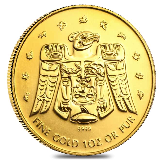 2009 Canada 1 oz $50 Vancouver Olympics Gold Coin .9999 Fine BU