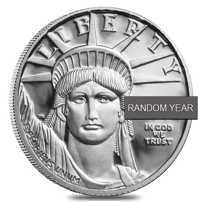 1/10 oz Proof Platinum American Eagle In Cap (Random Year)