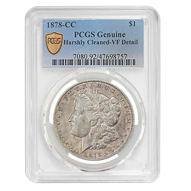 1878-CC Morgan Silver Dollar $1 PCGS VF Detail