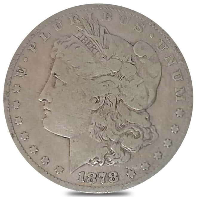 1878 CC Silver Morgan Dollar Cleaned
