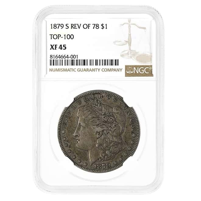 1879-S Morgan Silver Dollar Reverse of 1878 NGC XF 45