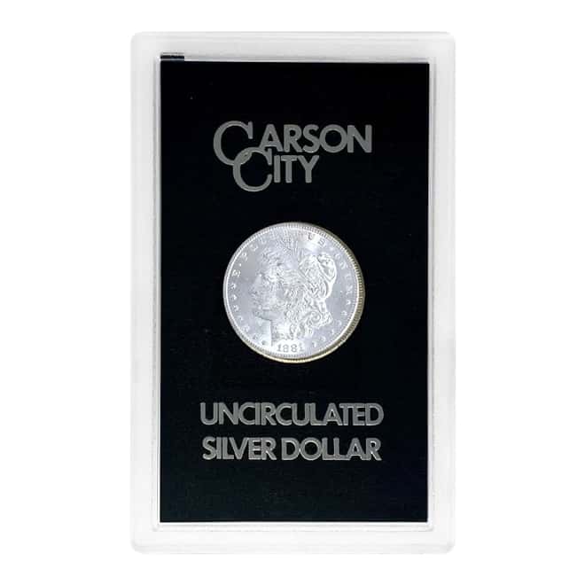 1881-CC Morgan Silver Dollar $1 BU GSA