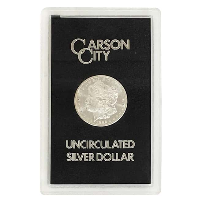 1883-CC Morgan Silver Dollar $1 BU GSA (w/Box & COA)