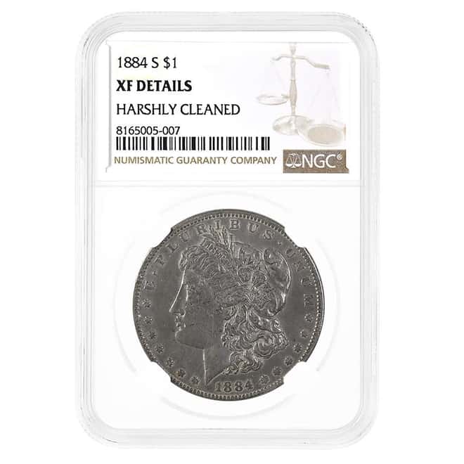 1884-S Morgan Silver Dollar $1 NGC XF Details