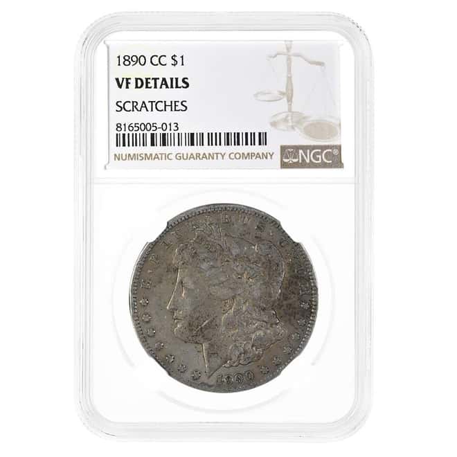 1890-CC Morgan Silver Dollar $1 NGC VF Details