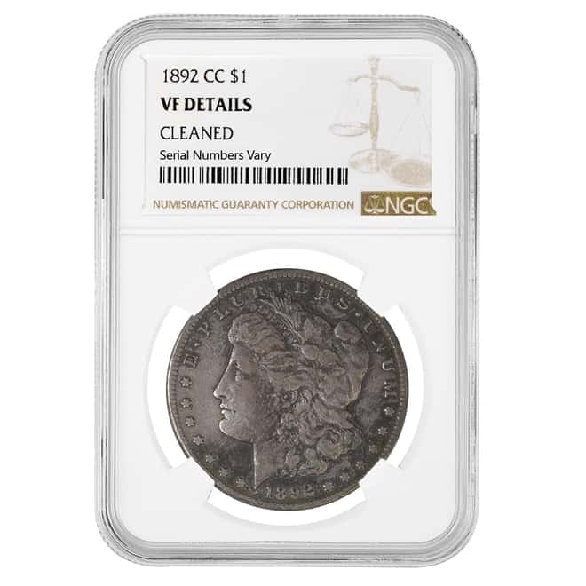 1892-CC Morgan Silver Dollar $1 NGC VF Details