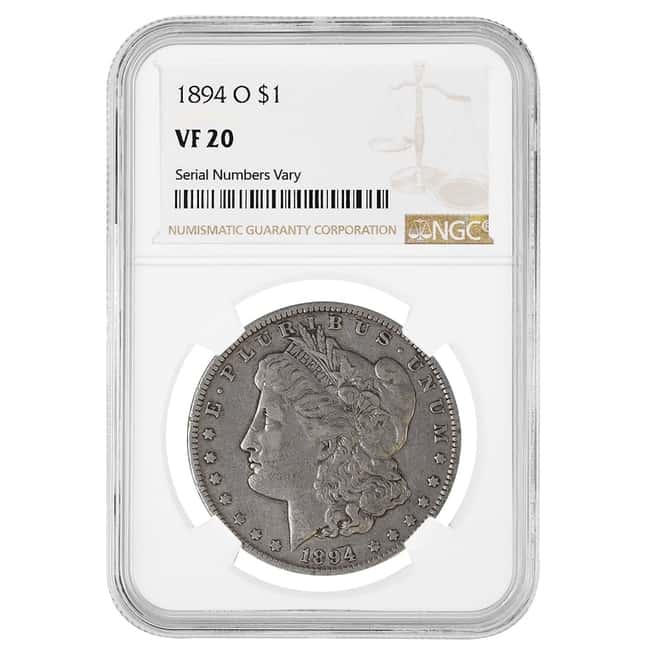1894-O Morgan Silver Dollar $1 NGC VF 20