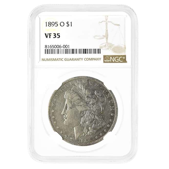 1895-O Morgan Silver Dollar $1 NGC VF 35