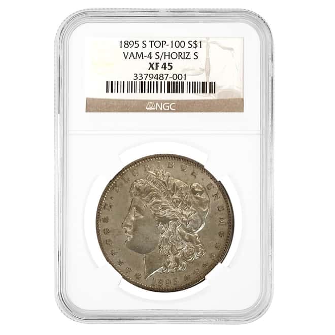 1895-S Morgan Silver Dollar $1 NGC XF 45