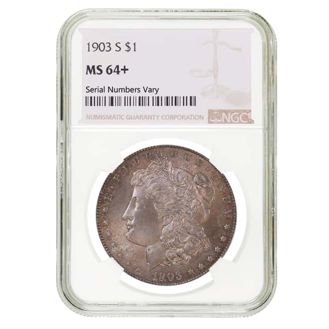 1903 S Morgan Silver Dollar NGC MS 64+
