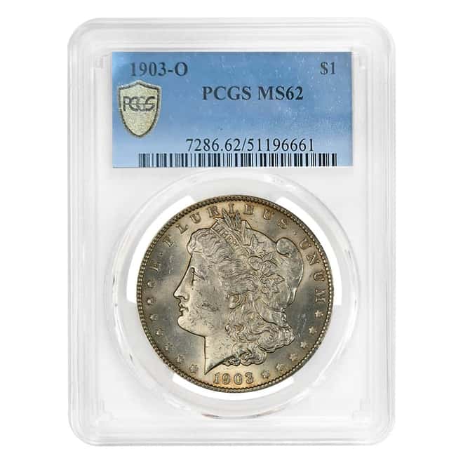 1903-O Morgan Silver Dollar $1 PCGS MS 62