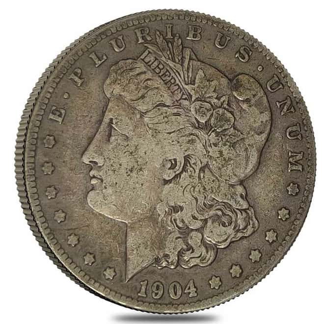 1904-S Morgan Silver Dollar $1 Fine