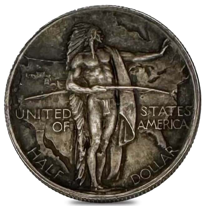 1926-S Oregon Trail Half Dollar 90% Silver Commem Avg Circ