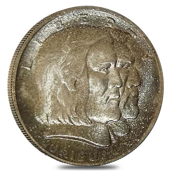 1936 Long Island Half Dollar 90% Silver Commem BU