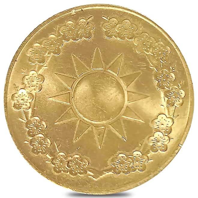 1976 Taiwan 15.5 gram Chiang Kai-Shek 1000 Yuan Gold Coin BU