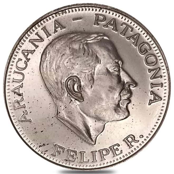 1989 Argentina 2 oz Palladium 100 Pesos Araucania-Patagonia .999 Fine