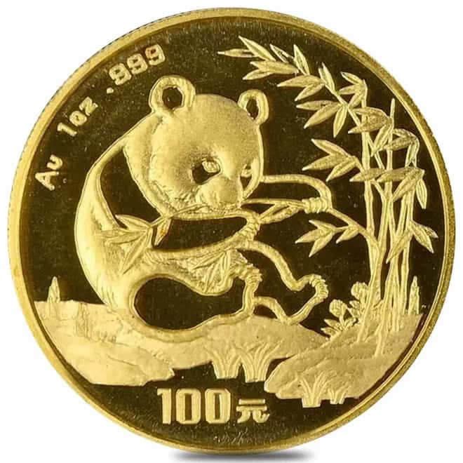 1994 1 oz Chinese Gold Panda 100 Yuan .999 Fine BU (Sealed)