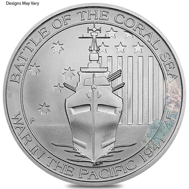 1/2 oz Silver Coin Random Mint (Milky, Scruffy, Toned)