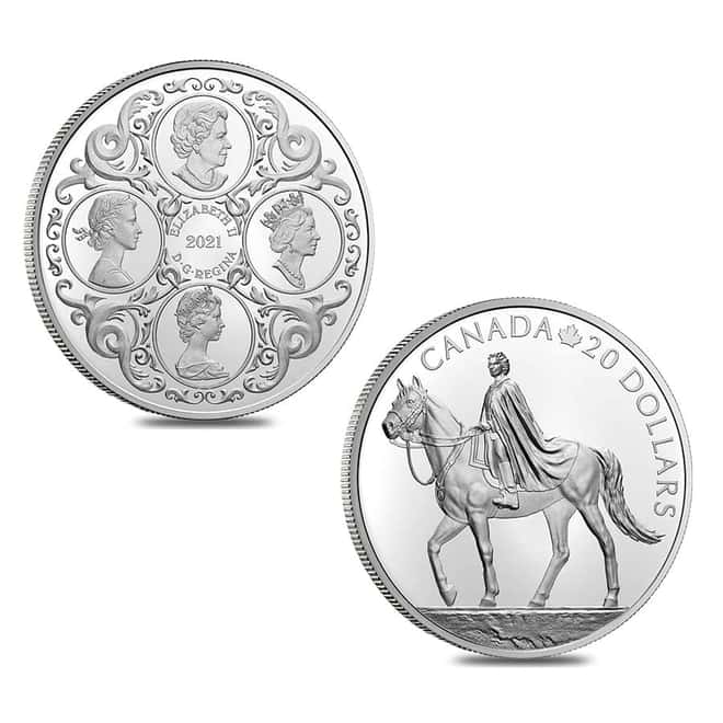 2021 2 oz Royal Celebration Proof Silver 2-Coin Set (w/Box & COA)