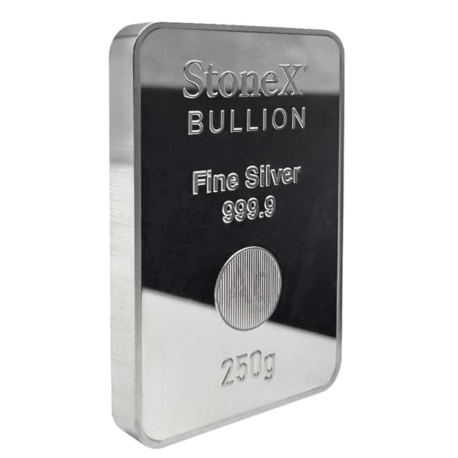 2022 Niue 250 gram Stonex Silver Coin Bar .9999 Fine