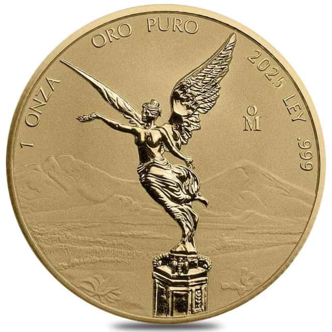 2025 1 oz Mexican Libertad Reverse Proof Gold Coin