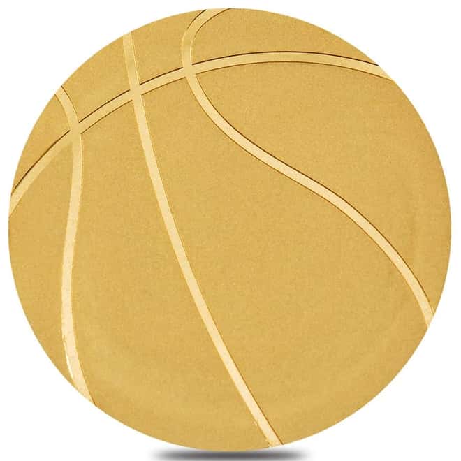 1/2 gram Gold Basketball Coin Palau .9999 Fine