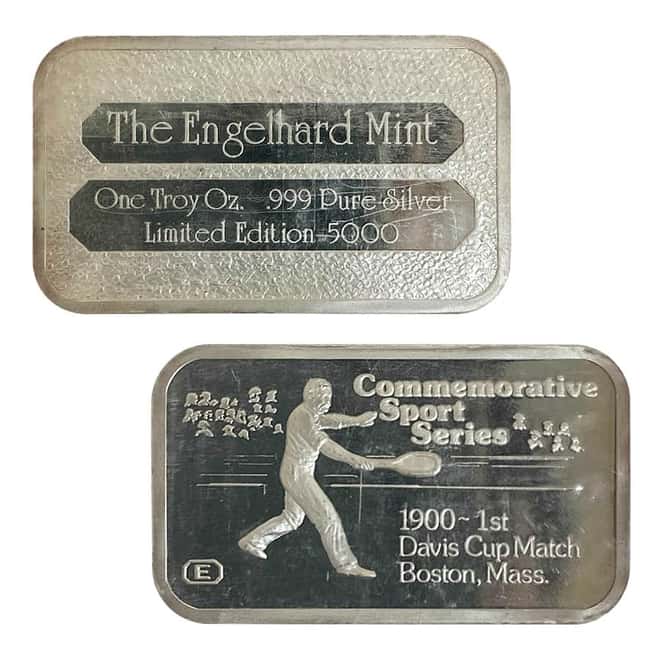 6 oz Silver Engelhard Commem Sport Series 6-Bar Set (w/Box)