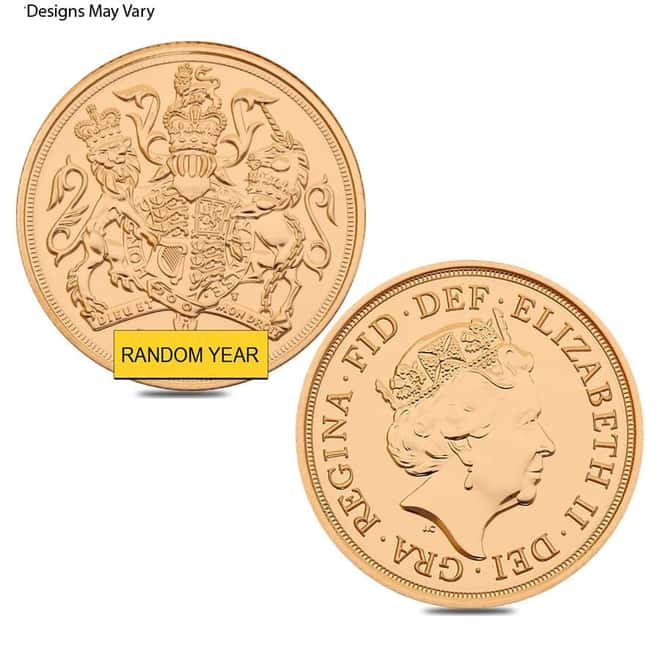 Great Britain Gold 1/4 Sovereign BU/Proof (Random Year)