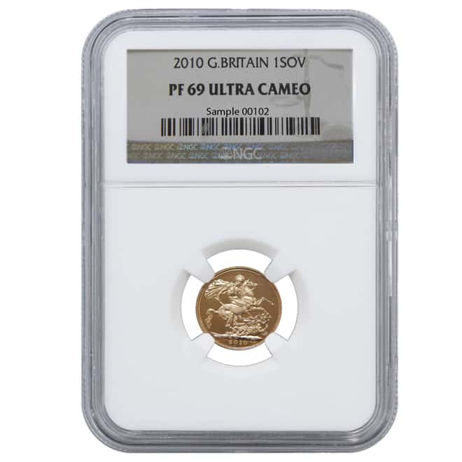 2010 British Sovereign 5-Coin Gold Proof Set NGC PF 69 Ultra Cameo