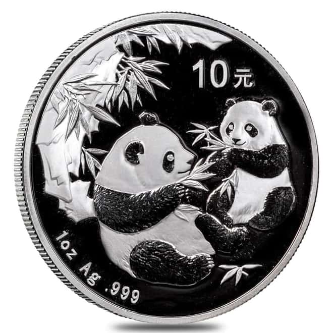 2006 1 oz Chinese Silver Panda 10 Yuan .999 Fine BU