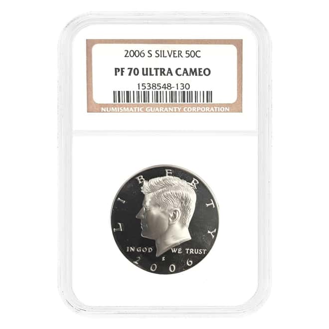2006 S Proof Kennedy Silver Half Dollar NGC PF 70 UCAM