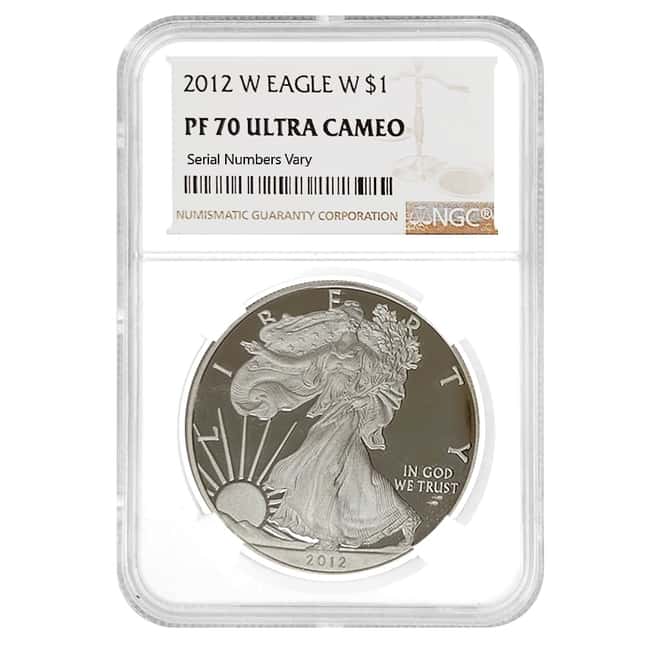 2012 W 1 oz Proof Silver American Eagle NGC PF 70 UCAM