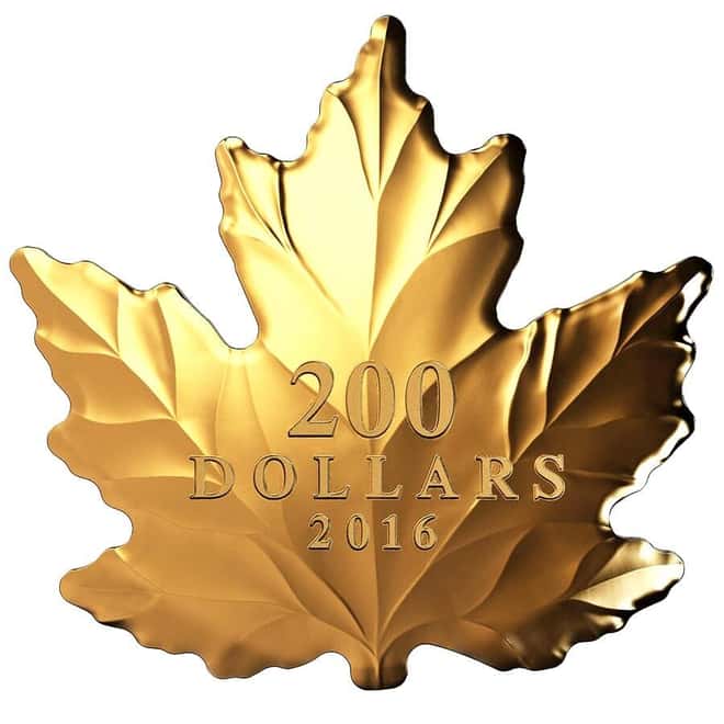 2016 Canada 1 oz Maple Nature's Pure Form Gold Coin (w/Box & COA)