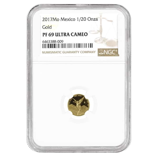 2017 1/20 oz Mexican Proof Gold Libertad Coin NGC PF 69 UCAM
