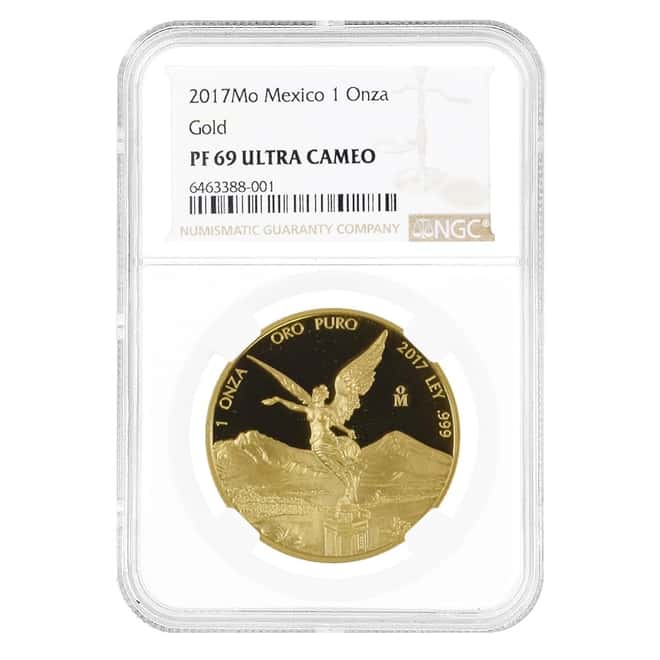 2017 1 oz Mexican Proof Gold Libertad Coin NGC PF 69 UCAM