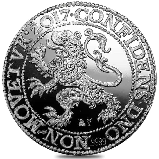 2017 Netherlands Silver 1 oz Lion Dollar Proof Restrike