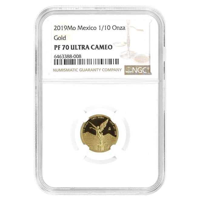 2019 1/10 oz Mexican Proof Gold Libertad Coin NGC PF 70 UCAM