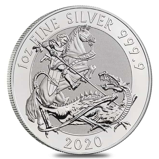 2020 Great Britain 1 oz Silver Valiant Coin .9999 Fine BU