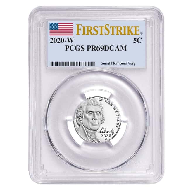 2020-W Jefferson Nickel PCGS PF 69 FS (w/ 2020-S US Mint Proof 10-Coin Set)