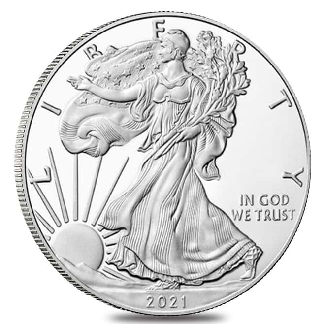 2021-W 1 oz Proof Silver American Eagle (w/Box & COA)