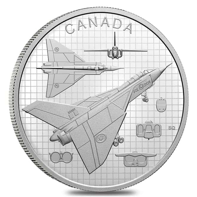 2021 Canada 1 oz The Avro Arrow Proof Silver Coin .9999 Fine (w/Box & COA)