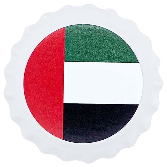 2021 Chad 6 gram World Landmarks - UAE Bottle Cap Proof Silver Coin .999 Fine (w/Box)