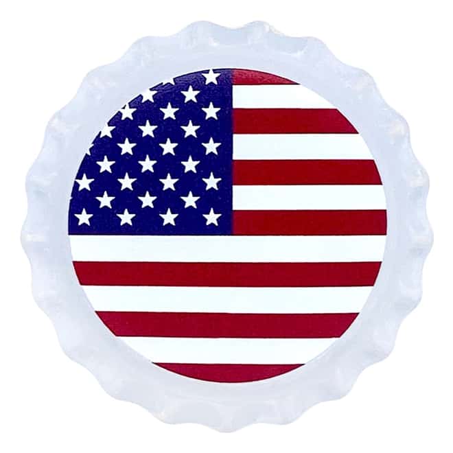 2022 Chad 6 gram World Landmarks - USA Bottle Cap Proof Silver Coin .999 Fine (In Cap)
